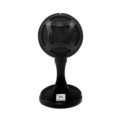 JBL Commercial CSUM06 Mini USB Unidirectional Microphone for Content Creation, Conference Calls, Presentations & Online Classes (Black)