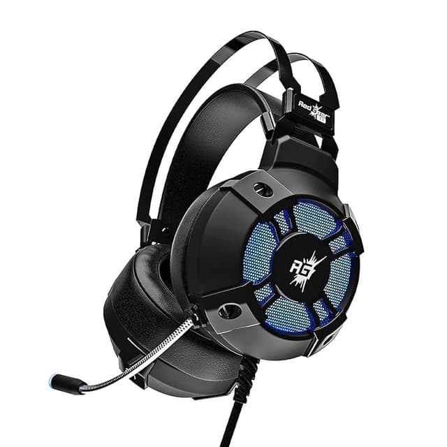Redgear Cosmo 7,1 Usb Gaming Wired Over Ear Headphones With Mic With Virtual Surround Sound,50Mm Driver, Rgb Leds & Remote Control(Black)